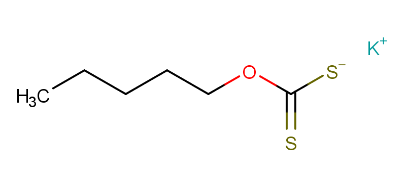 Potassium Amyl Xanthate Structure Potassium Amyl Xanthate Structure